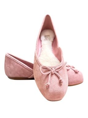 UGG LENA BOW BALLET FLATS NWT